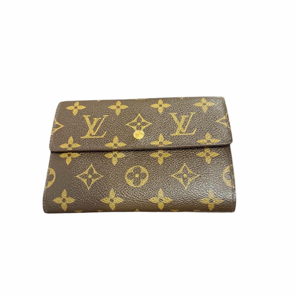 Authentic Louis Vuitton Monogram Tri-Fold Compact Wallet